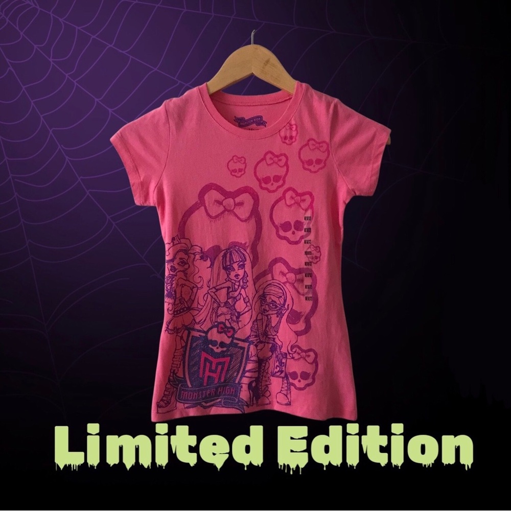 Monster High Pink Kids Graphic T-Shirt